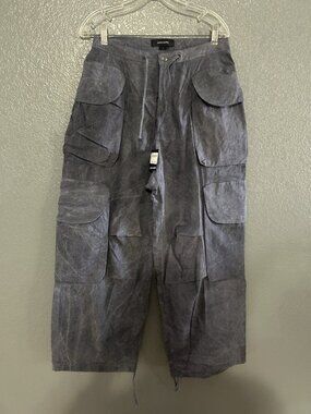 Enterire Studios entire studio GOCAR CARGO Pants SMALL GREY LYNN NWT